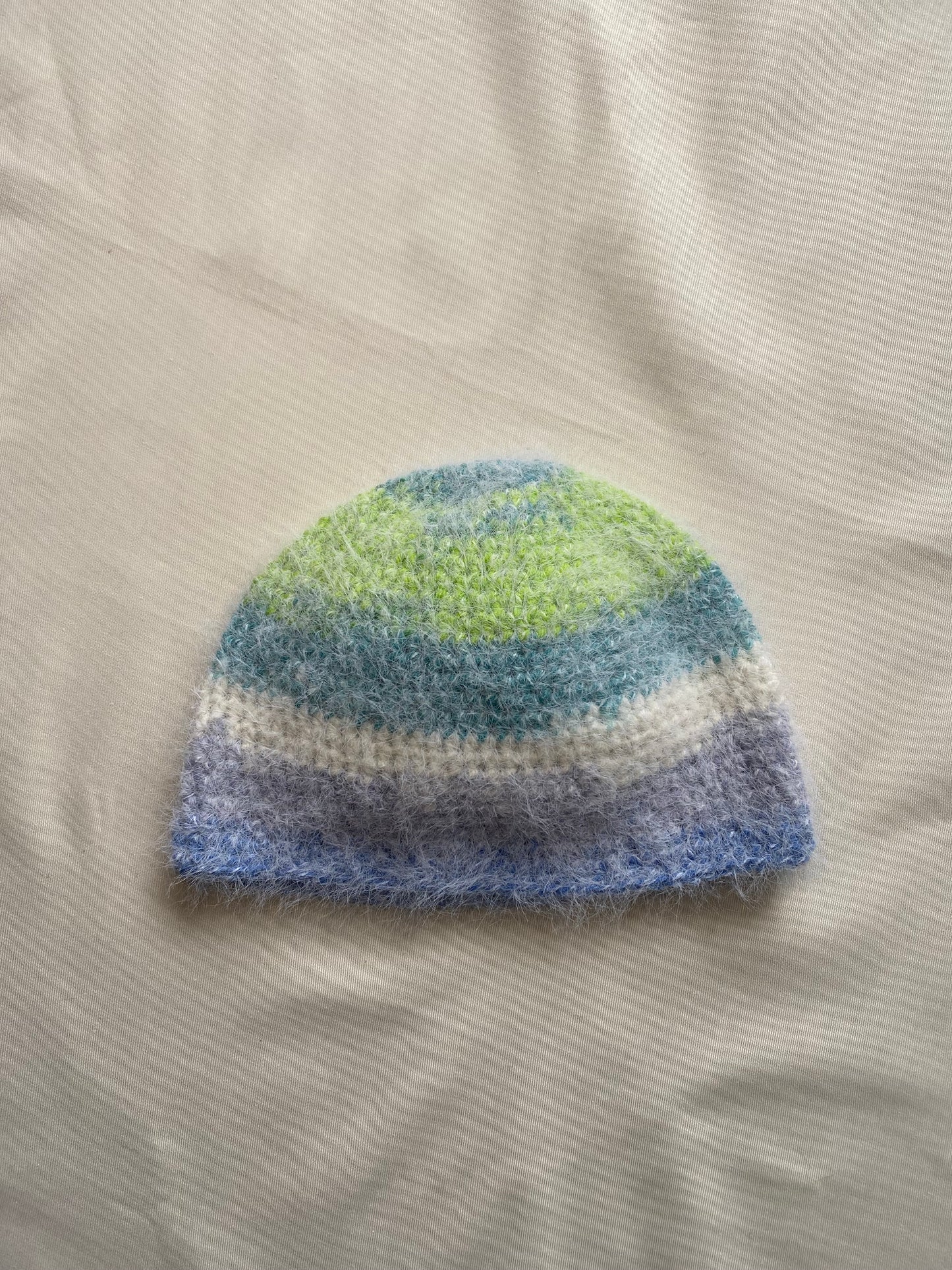 mohair fluffy beanie